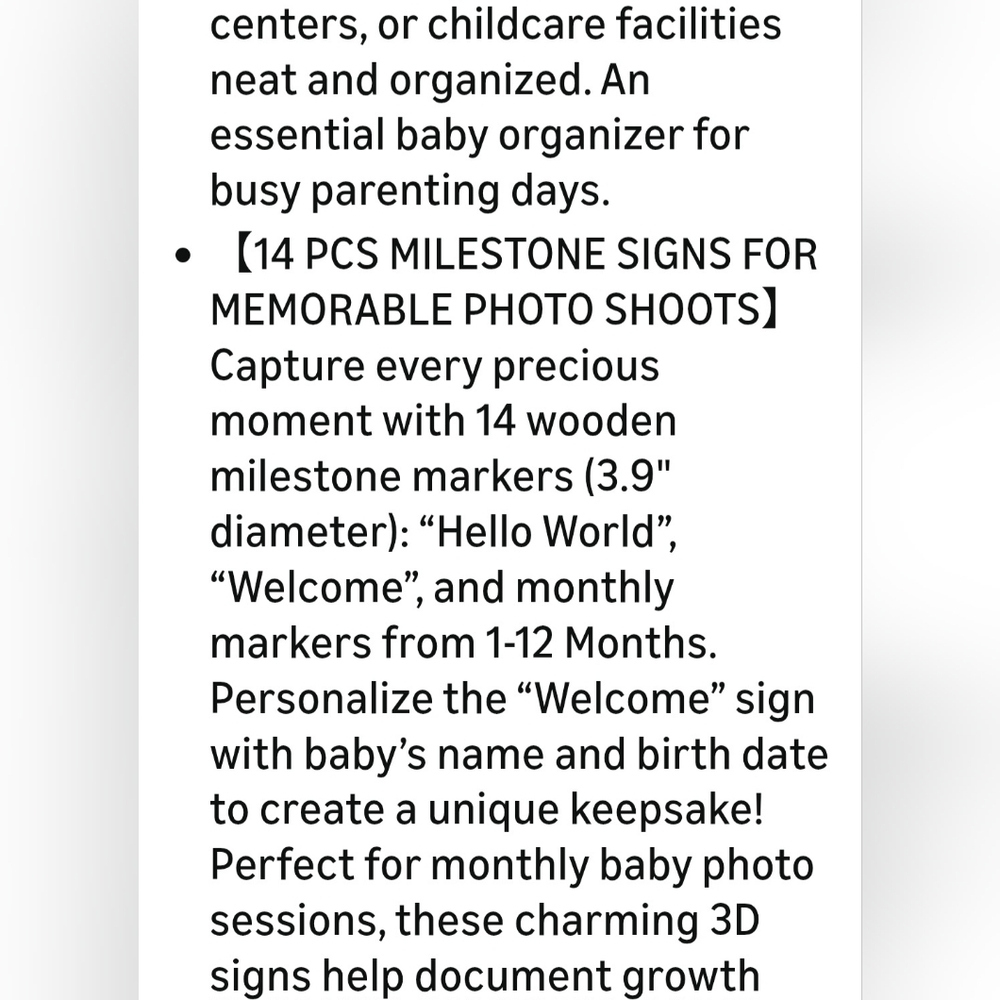Baby Milestone Sign Set - Blue - Picture 9 of 12